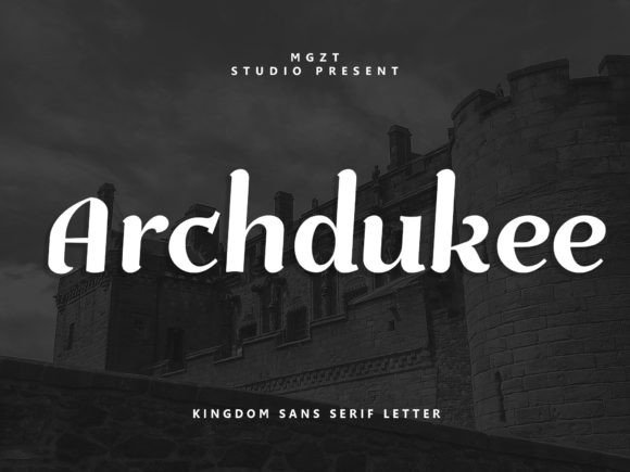 Archdukee: The Majestic Blend of Blackletter and Arabian Flair