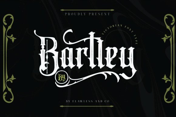 Bartley: A Blackletter Font for Modern Gothic Elegance