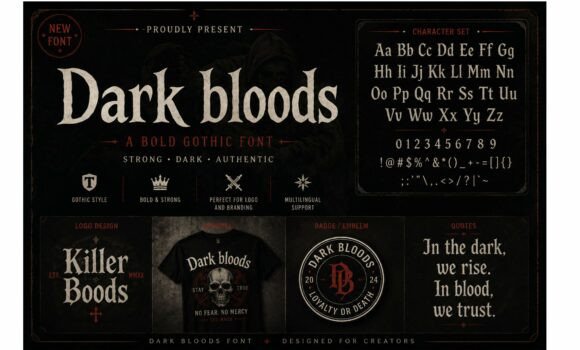 Dark Bloods: Mastering Gothic Font Impact