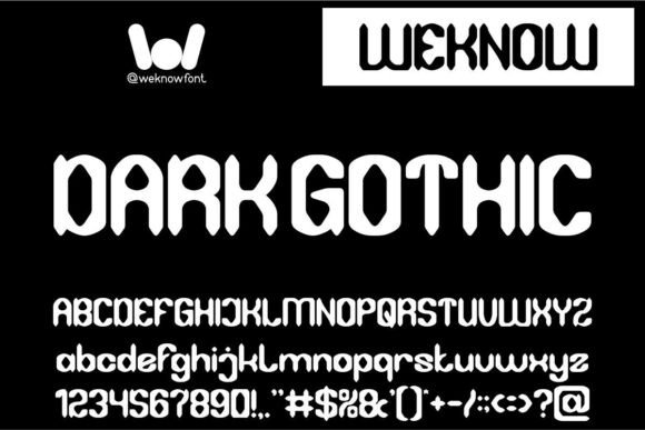 Dark Gothic: The Friendly Blackletter for Modern Brands