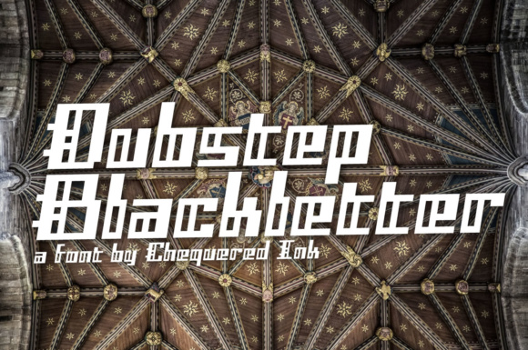 Dubstep Blackletter: Where Bass Drops Meet Gothic Grandeur