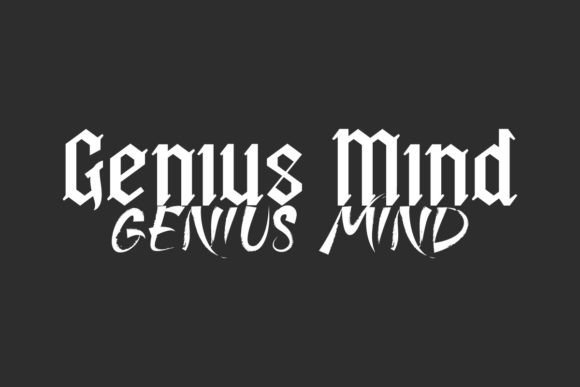 Genius Mind: The Dual-Nature Typeface for Bold Brands