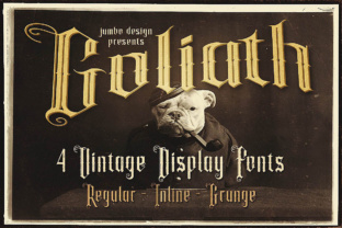 Goliath: A Retro Blackletter Font for Bold Branding