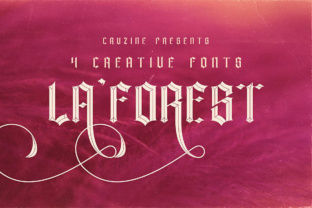 La Forest: A Gothic Typeface for Vintage Charm