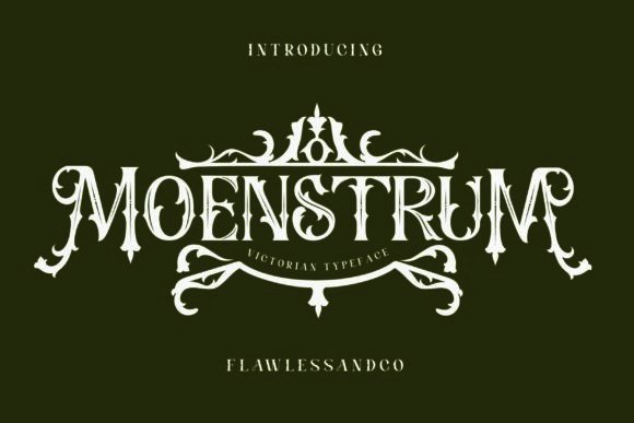Moenstrum: Bold Blackletter for Modern Gothic Branding