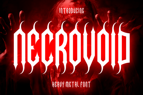 Necrovoid: The Heavy Metal Font That Commands Attention