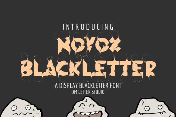 Novox Blackletter: Bold Gothic Typeface for Modern Projects