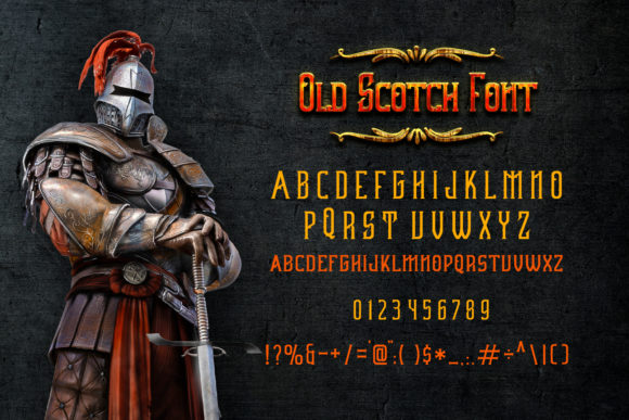 Old Scotch: The Bold Blackletter Font for Authentic Design