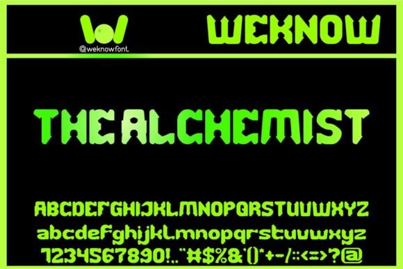 The Alchemist Font: A Modern Gothic Touch for Creative Brands