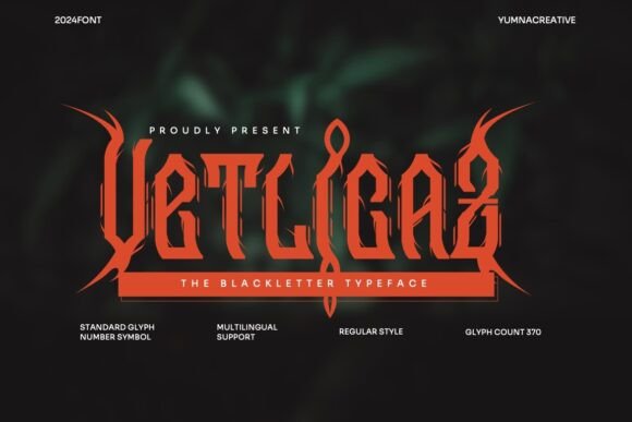 Vetlicaz: The Bold Blackletter for Modern Brands
